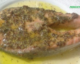 Foto del paso 4 de la receta: Salmón con miel y vino a la mostaza antigua
