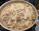 Chicken and mushroom creamy pasta recipe step 6 photo