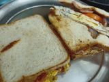 Half fry sandwich