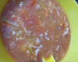 A picture of step 4 of Tomato Egg Drop Soup.