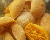 A picture of step 1 of Khatta Mitha Nimbo Aachar.