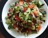 ફણગાવેલા મગ અને વેજીટેબલ સલાડ (Fangavela Moong Vegetable Salad Recipe In Gujarati) રેસીપી સ્ટેપ5ફોટો