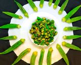 भेंडीची भाजी (bhendi chi bhaji recipe in marathi) रेसिपी स्टेप 3 फोटो 