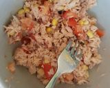 A picture of step 2 of My Tuna tomato Salad Dip😀.
