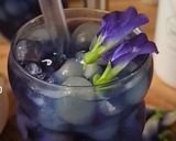 Foto langkah ke 3 dari resep Longan Butterfly Pea Tea Drinks.
