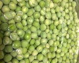 A picture of step 1 of Dry peas aloo masala sandwich.