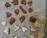 A picture of step 19 of Valentine Chocolate Kohakuto recipe.