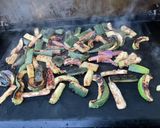 Une image de l'étape 13 de Duo de courgettes et aubergine chinoise aux gingembre et épices.