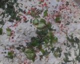 A picture of step 1 of Besan ka cheela.