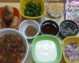 A picture of step 3 of Aloo Tikki Chole Chaat.