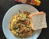A picture of step 3 of Spanish omelet.