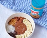รูปขั้นตอนการทำที่ 3 ของ สมูทตี้เนยถั่ว เฮลตี้ : Peanut Butter Smoothie Bowl
