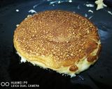 A picture of step 9 of Mango pancake with mango sauce.