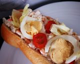 Une image de l'étape 4 de Sandwich fraîcheur au surimi et crudités 😋 #janvier.