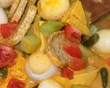 Foto langkah ke 7 dari resep Telur Tahu Tempe Labu Kuah Kuning.