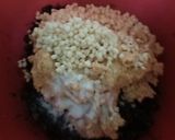 A picture of step 4 of Banana flower Vadai.