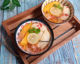 Foto langkah ke 4 dari resep Es rujak mangga apel.