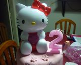 Foto del paso 14 de la receta: Torta Hello Kitty cumpleaños Amparo