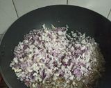A picture of step 6 of Aloo Matar Curry.