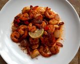 Foto langkah ke 4 dari resep Spicy Garlic Butter Prawn ala" Beatus.