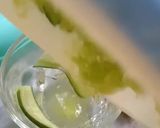 A picture of step 3 of Cucumber mocktail 🥒🍸🍸🍸.