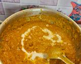 A picture of step 2 of Kaju curry.