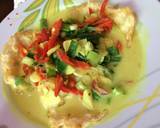 Pelemak boh manok (telur kuah santan Aceh) langkah memasak 5 foto