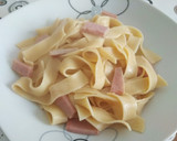 Foto del paso 4 de la receta: Tagliatelle con salsa de espinacas