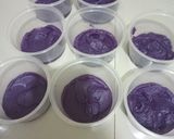 Foto langkah ke 6 dari resep Cheese Ube Jelly Salad.
