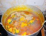 A picture of step 5 of Yam porridge.