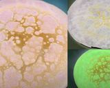 A picture of step 3 of Rainbow layer Bing Pi Mooncake(彩虹千層冰皮月餅).