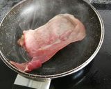 Foto del paso 3 de la receta: Hamburguesa de cerdo y vacuno con jamón y queso