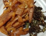 Foto del paso 3 de la receta: Boniatos fritos veganos
