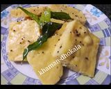 खमण-ढोकळा (dhokla recipe in marathi) रेसिपी स्टेप 7 फोटो 