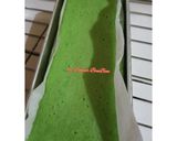 Foto langkah ke 3 dari resep Brownies Coklat Pandan Kukus.