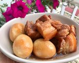 Hình bước làm 5 của món Thịt kho trứng (thịt kho tàu)
