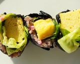 A picture of step 5 of Making Mentaiko Egg #Kimbap | A Harmony of Popping Mentaiko and Soft, Savory Eggs 🍙.
