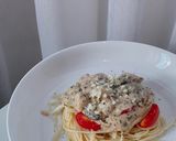 Foto langkah ke 5 dari resep Pasta Carbonara (Magic Com).