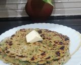 A picture of step 5 of Jowar and Methi Paratha.