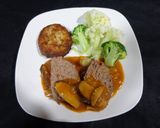 Foto del paso 7 de la receta: Asado de Carne Molida con Salsa de Champiñones