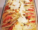 Burgonyával rakott cukkini/tök 🥒 recept fázis 5 fotója