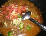 A picture of step 3 of Mutton gobhi.