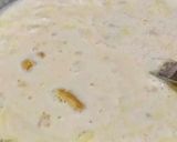 A picture of step 3 of Custered Apple Phirni.