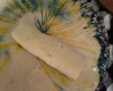 A picture of step 4 of Paneer Paratha Roll.