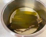 A picture of step 1 of Pork and Vegetable Miso Soup.