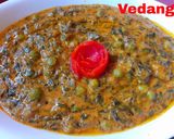 A picture of step 7 of Methi Malai Matar.