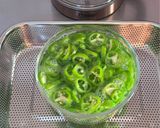 A picture of step 3 of Spicy Winter Immunity Green Chili Preserve.