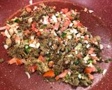 Foto del paso 3 de la receta: Machaca a la sonorense con verdura y claras de huevo