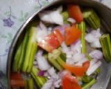 A picture of step 2 of Drumstick soup.