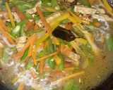 Foto langkah ke 4 dari resep Sayur tempe buncis kuah santan.